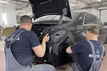 Кузовной ремонт Mercedes S-class - изображение 1